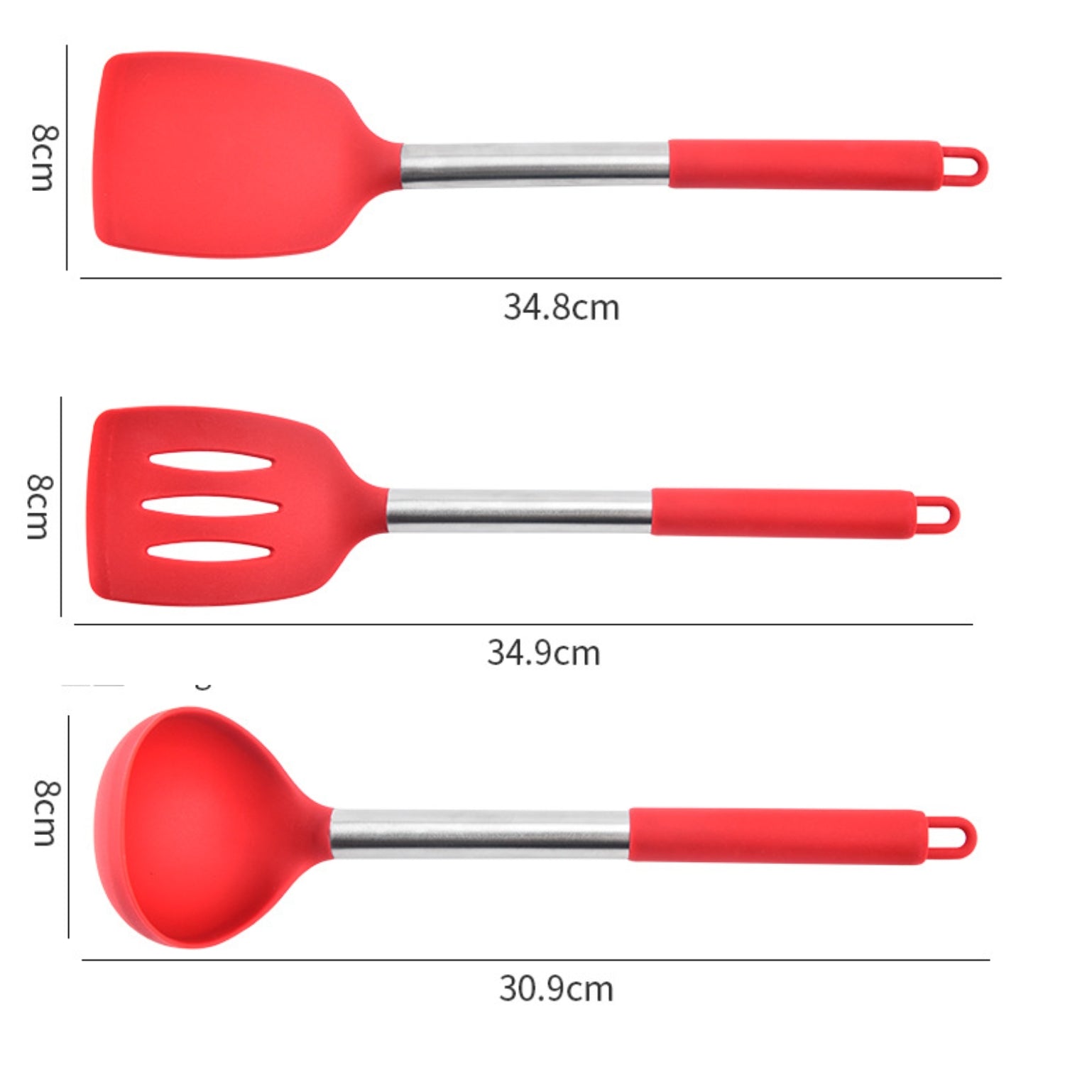 BowLift | FlexiChef Silicone Kitchen Utensil Set | 3pcs