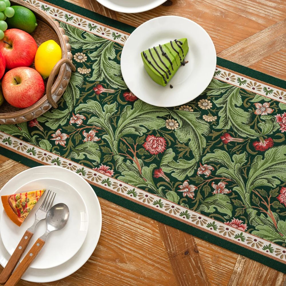 BowLift | Flora Vine Embroidered Table Runner