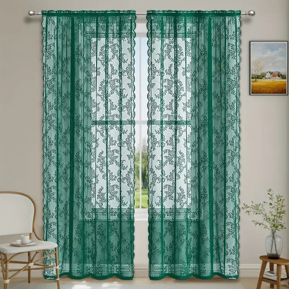 BowLift | Floral Grace Sheer Curtains