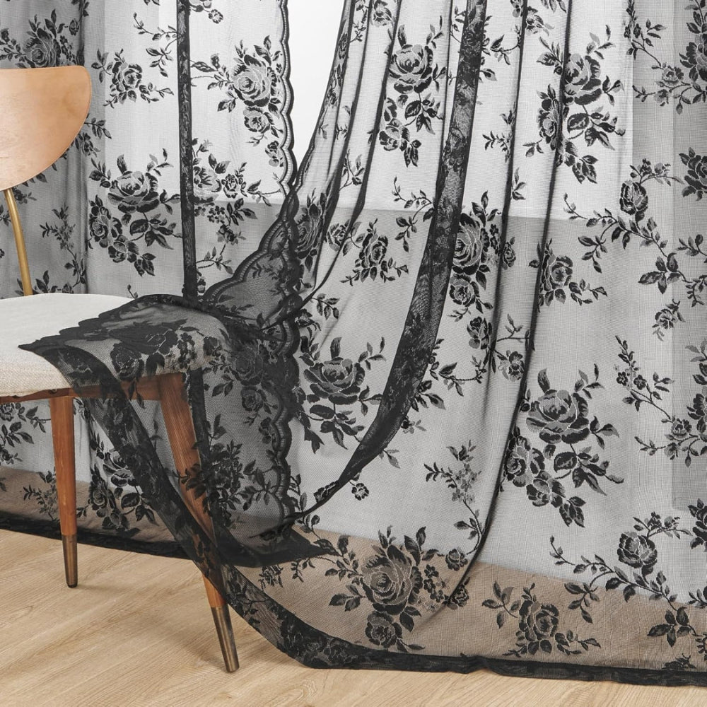 BowLift | Floral Grace Sheer Curtains