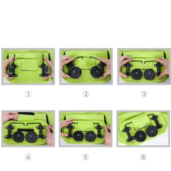 BowLift | Foldable Shopping Trolley Bag with Wheels – Eco-Friendly, Compact & Lightweight