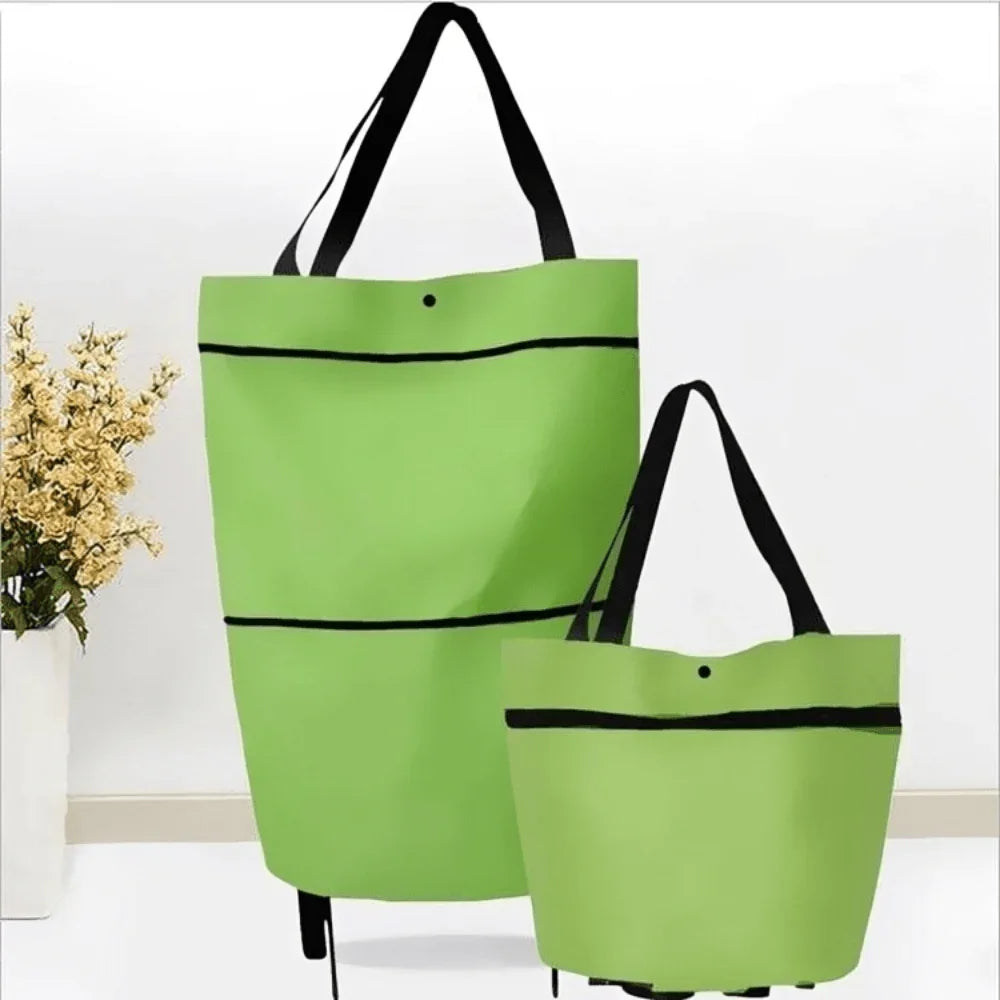 BowLift | Foldable Shopping Trolley Bag with Wheels – Eco-Friendly, Compact & Lightweight