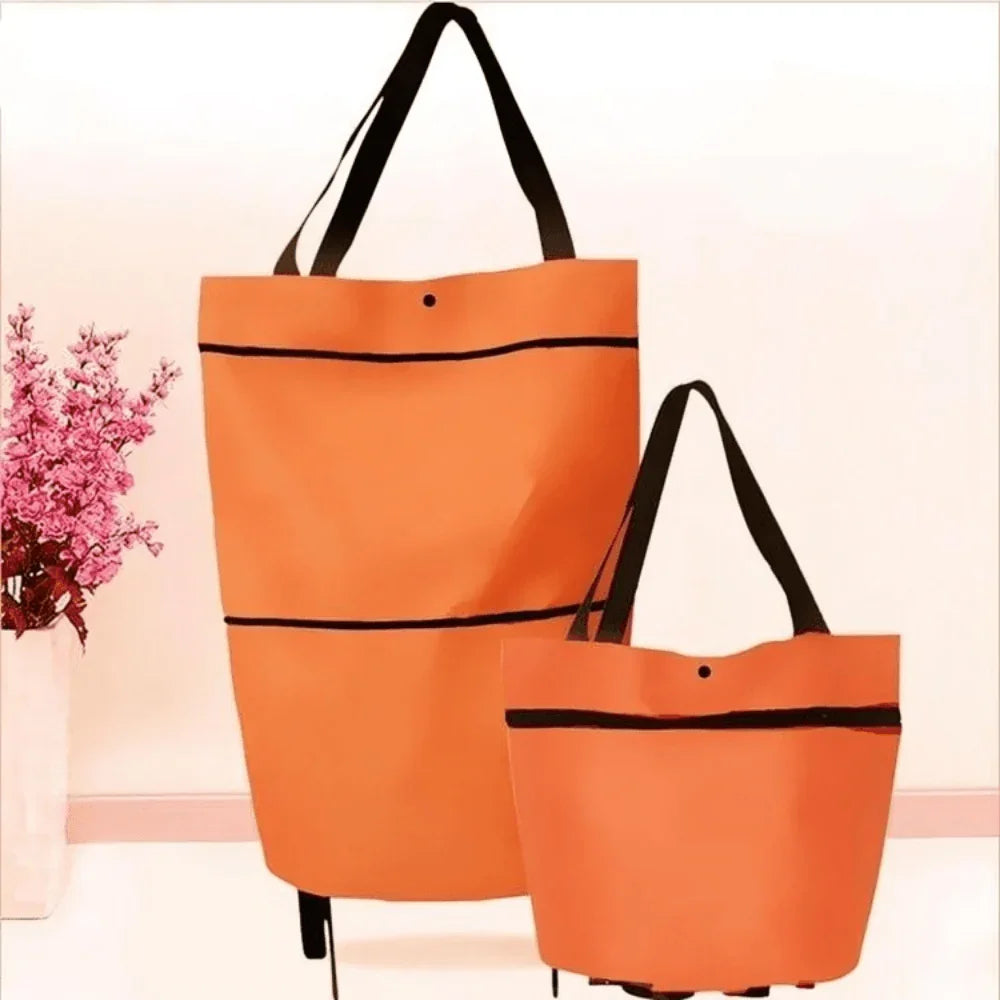 BowLift | Foldable Shopping Trolley Bag with Wheels – Eco-Friendly, Compact & Lightweight