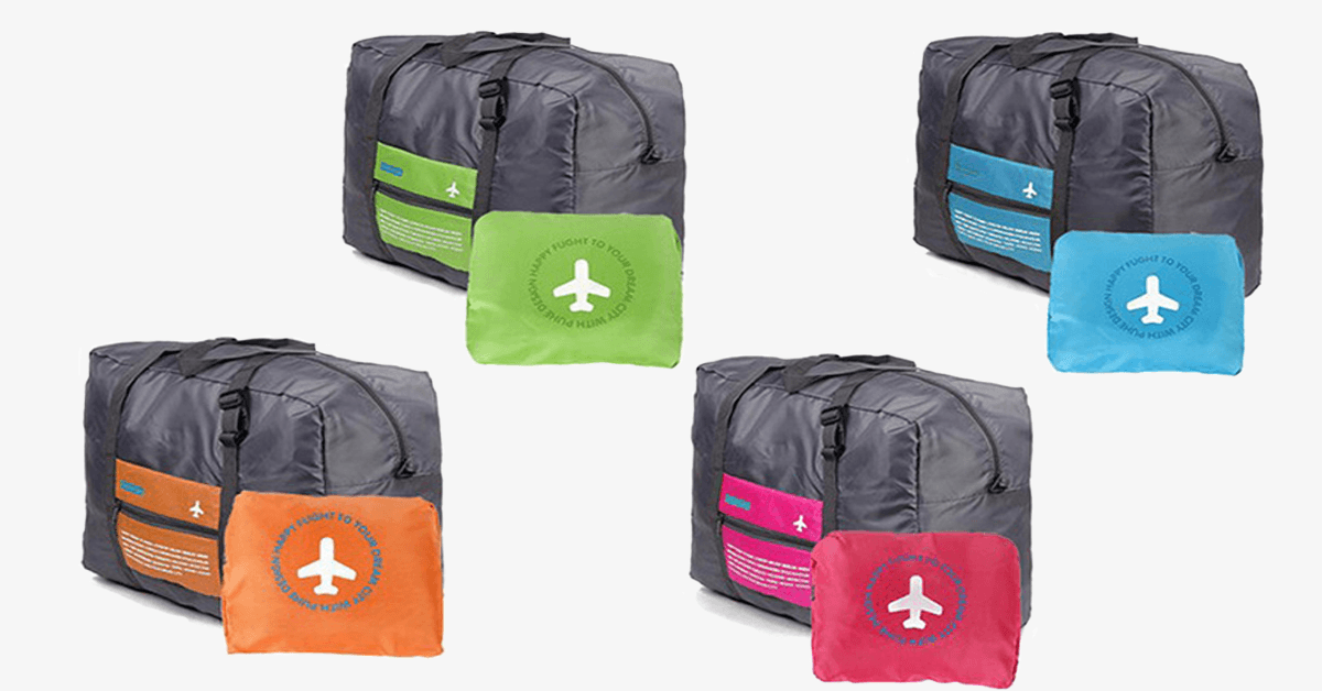 BowLift | Foldable Duffel Bag - Made from nylon with durability - Adjustable straps - Sturdy handle - Foldable design