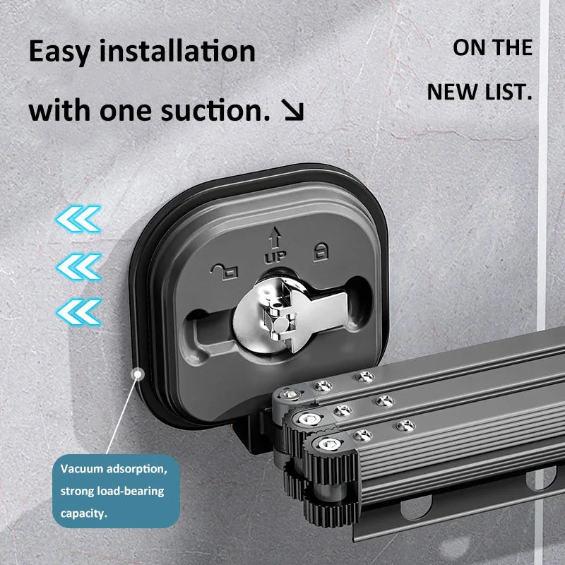 BowLift | Foldable Wall Mounted Drying Rack