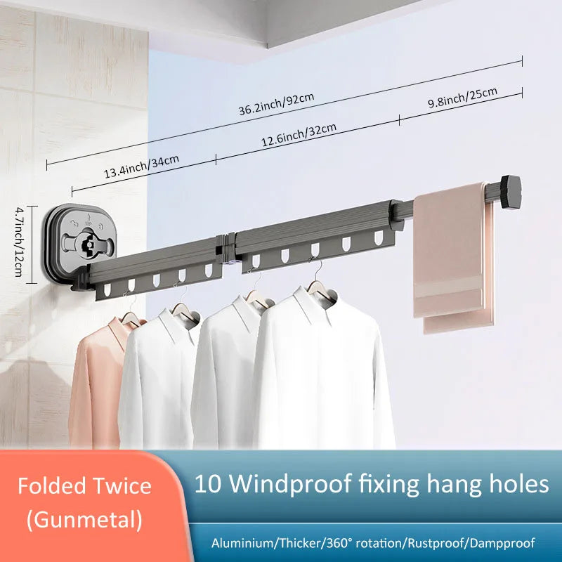 BowLift | Foldable Wall Mounted Drying Rack