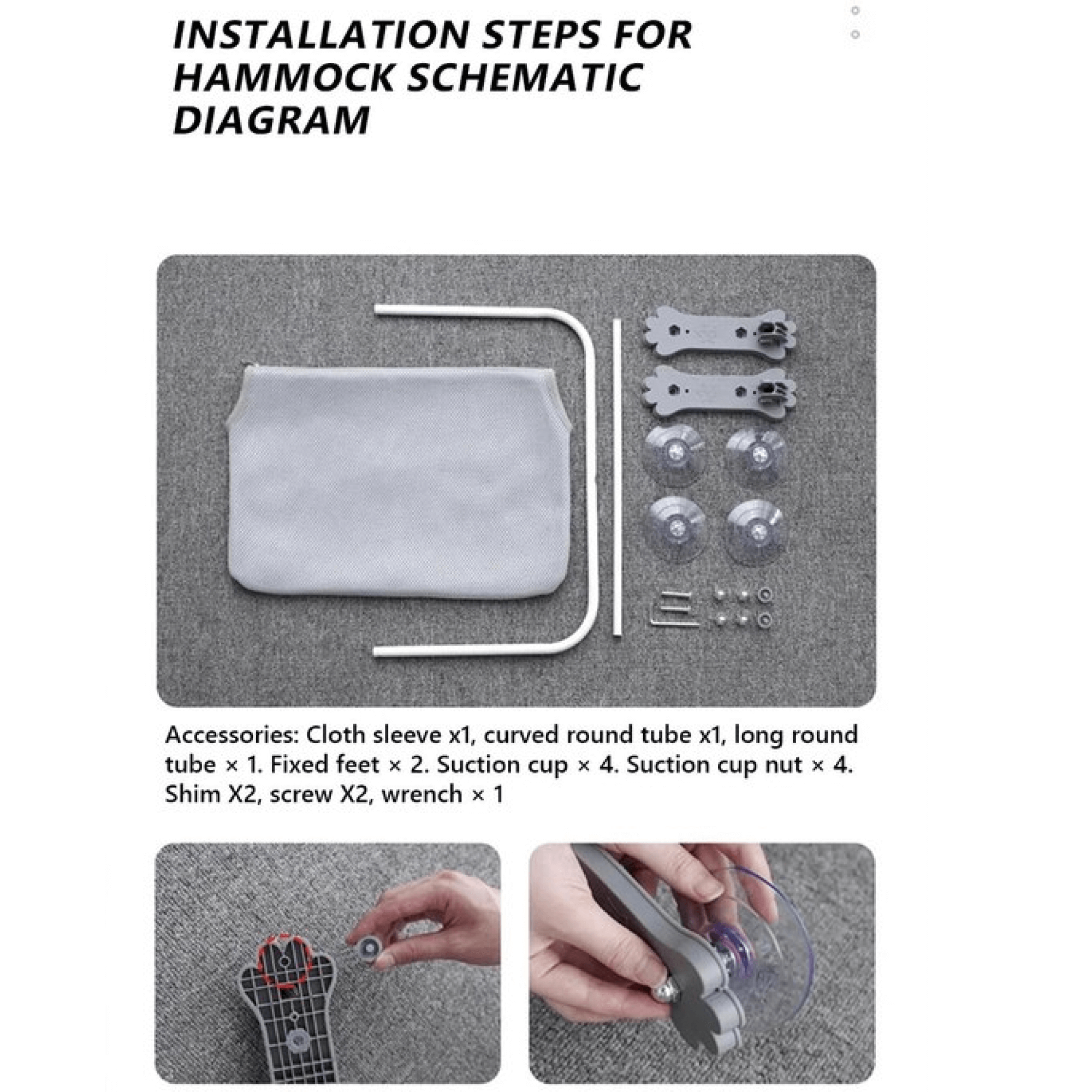 BowLift | Cat Window Hammock on Window Bed Narrow Sill Perch