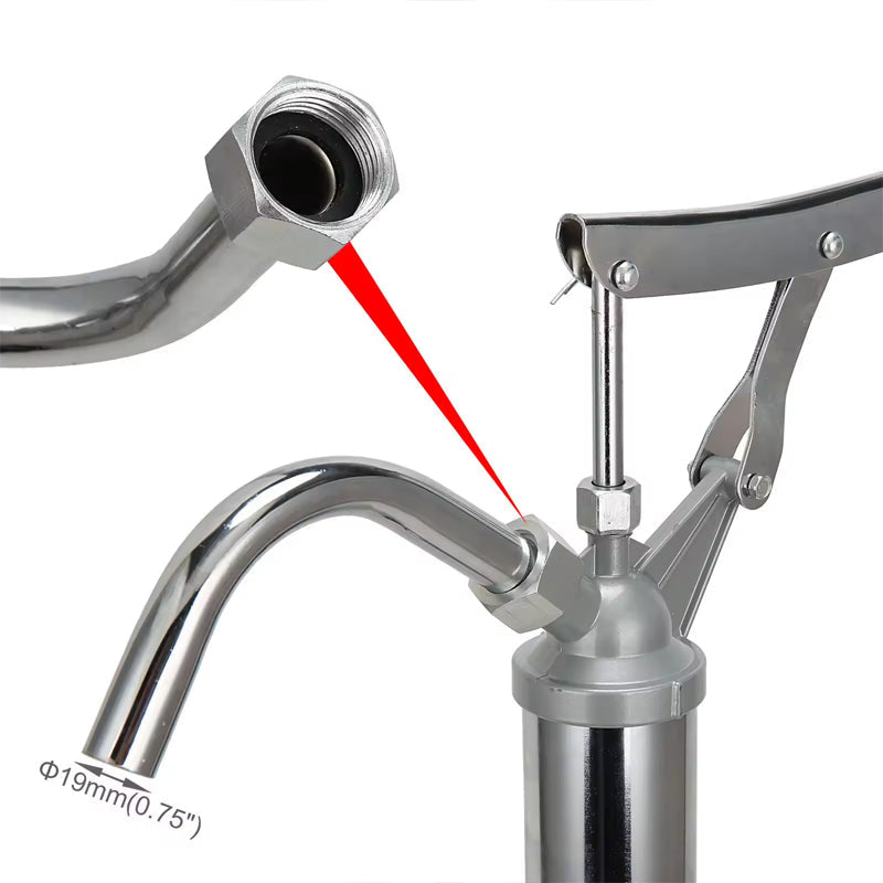BowLift | Lever Action Barrel Pump Transfer Fuel Diesel Manual Piston Drum Pump With Plunger Tube 55 Gallon Drum Tank