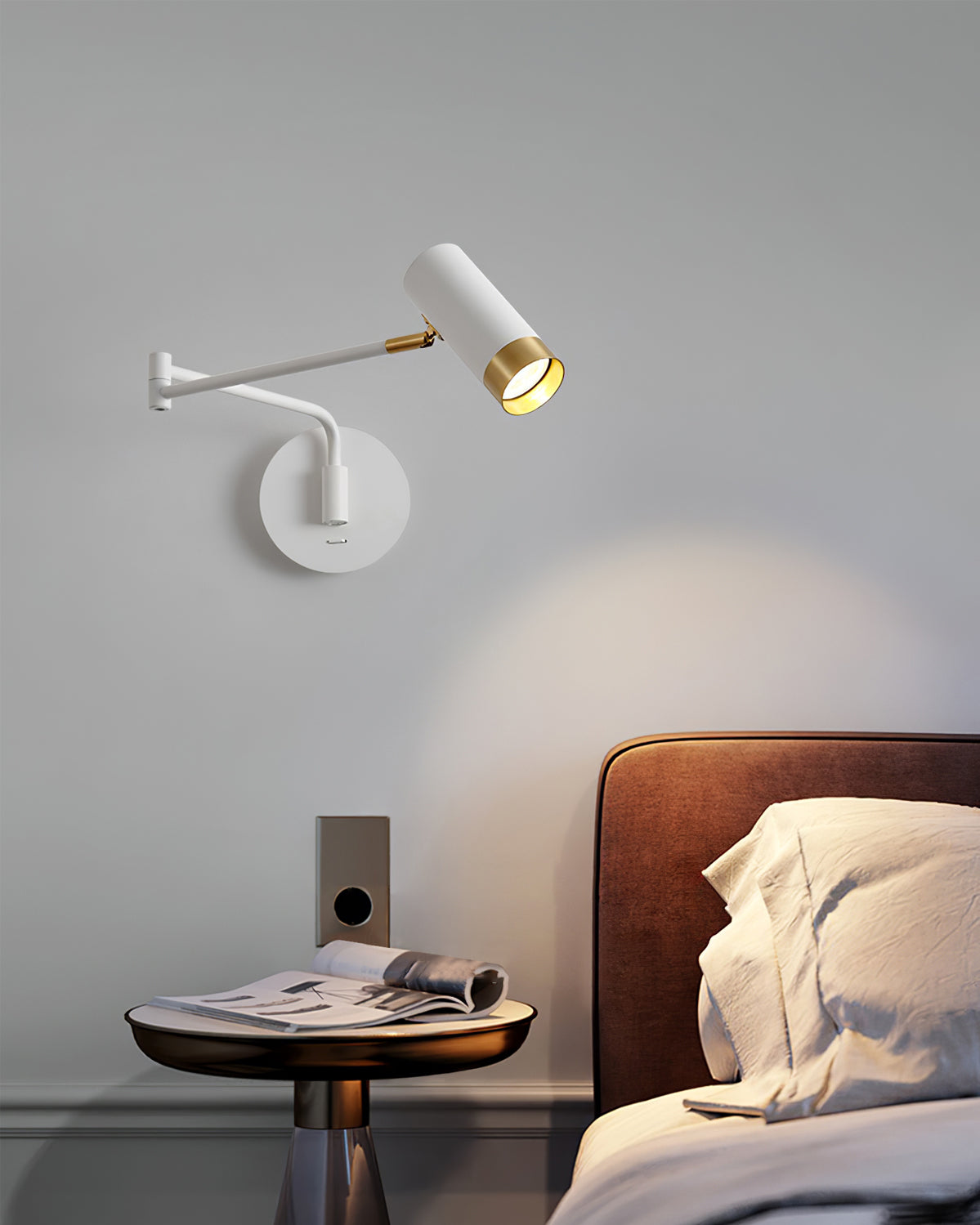BowLift | FlexiLume – Adjustable Arm Wall Light for Versatile Illumination