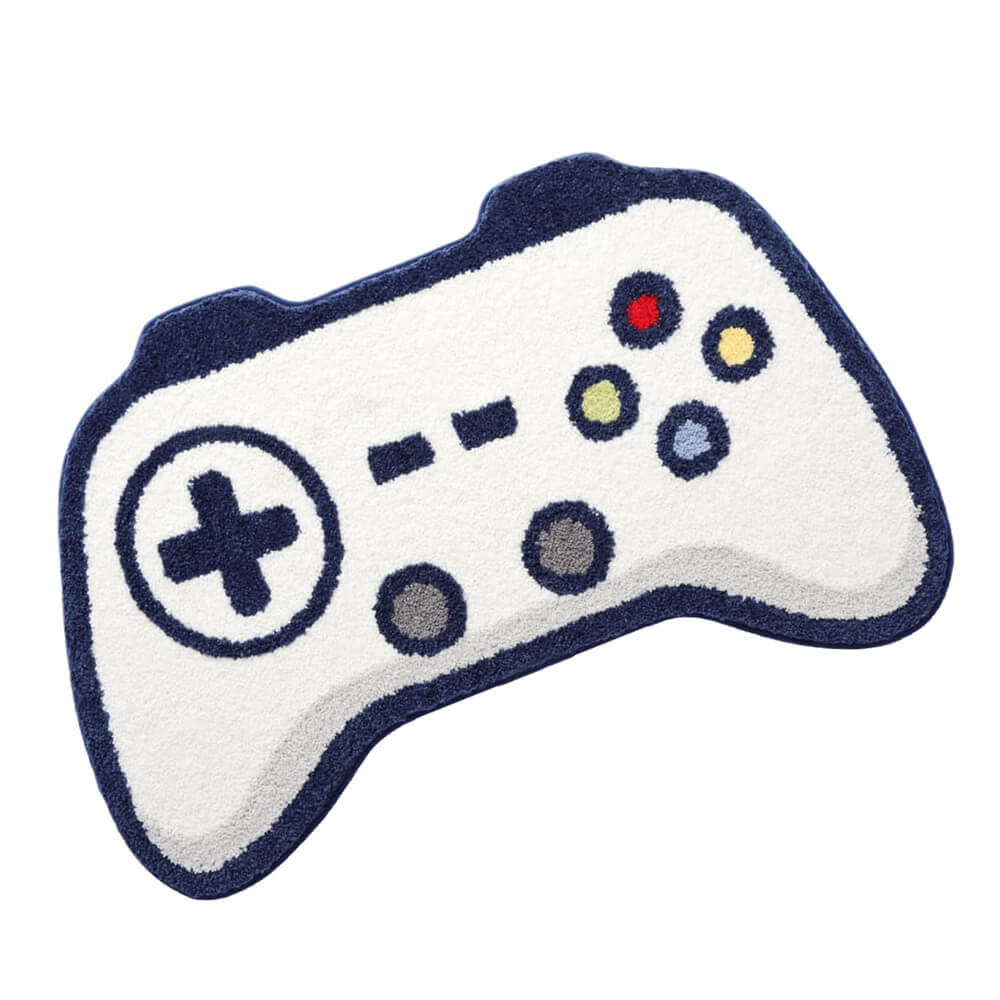 BowLift | Game controller-shaped faux cashmere printed rug