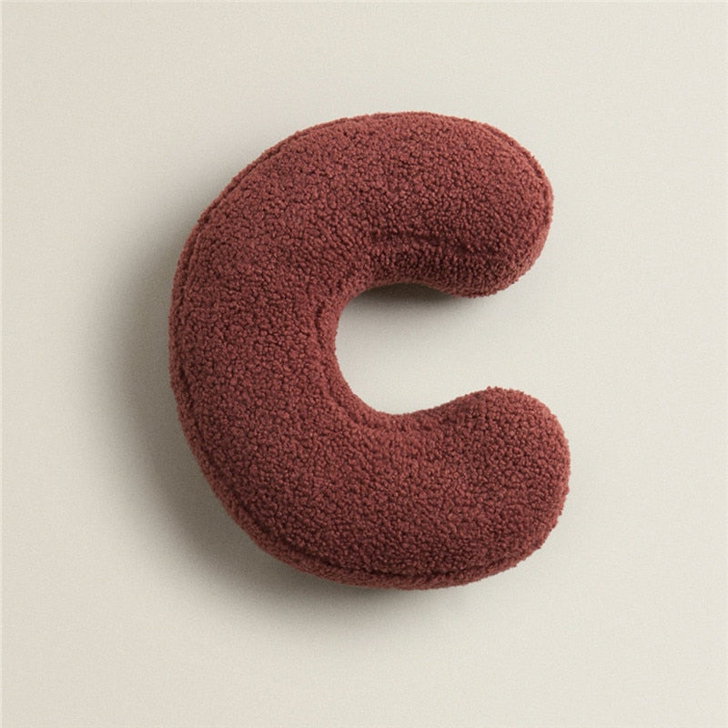 BowLift | Alphabet Letter Fleece Pillow