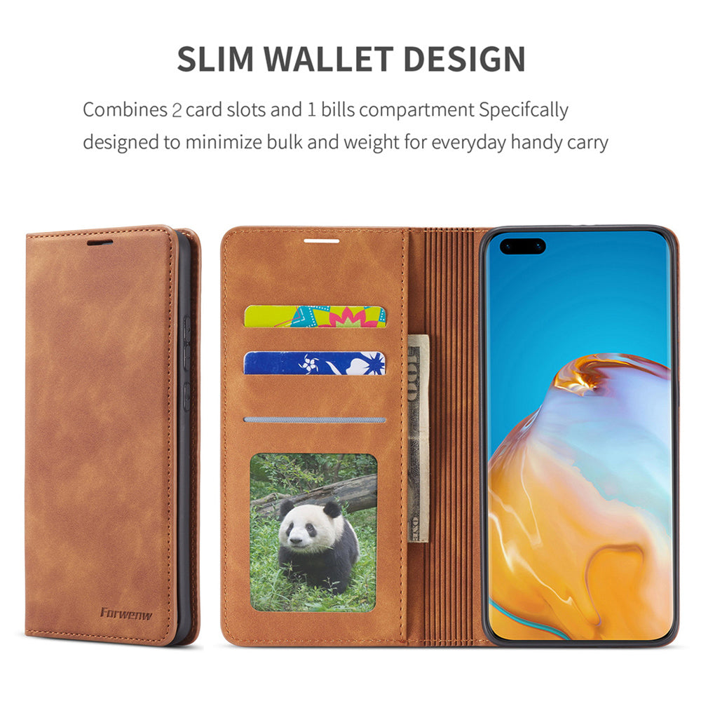 BowLift | Huawei Case: Magnetic Leather Bag for Stylish Protection