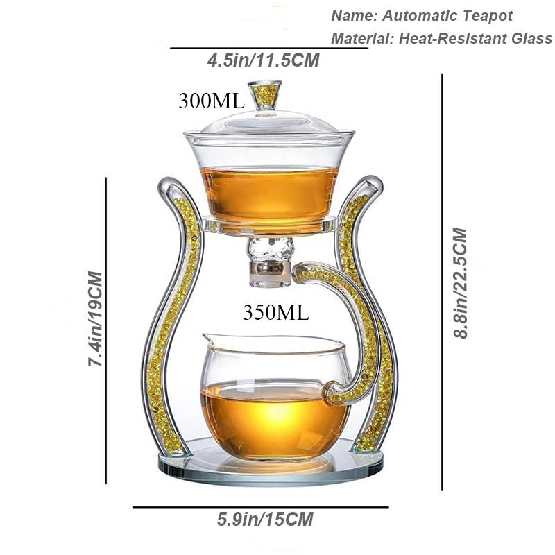 BowLift | Crystal Glass Fancy Magnetic Tea Infuser