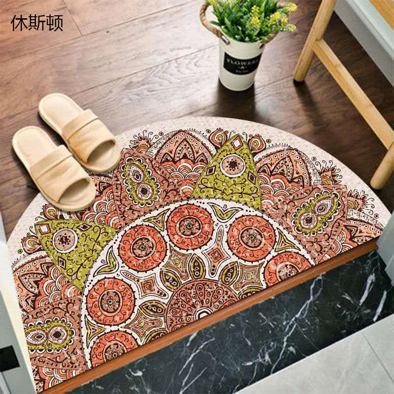 BowLift | Bohemian non-slip semicircular doormat