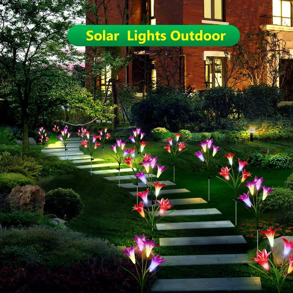 BowLift | Enchanting Solar-Powered Lily Lights for Gardens and Patios