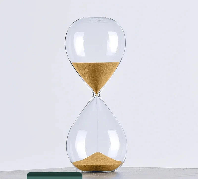 BowLift | Glass Sand Timer | Stylish Decoration with 5/10/30/60 Minutes Indication