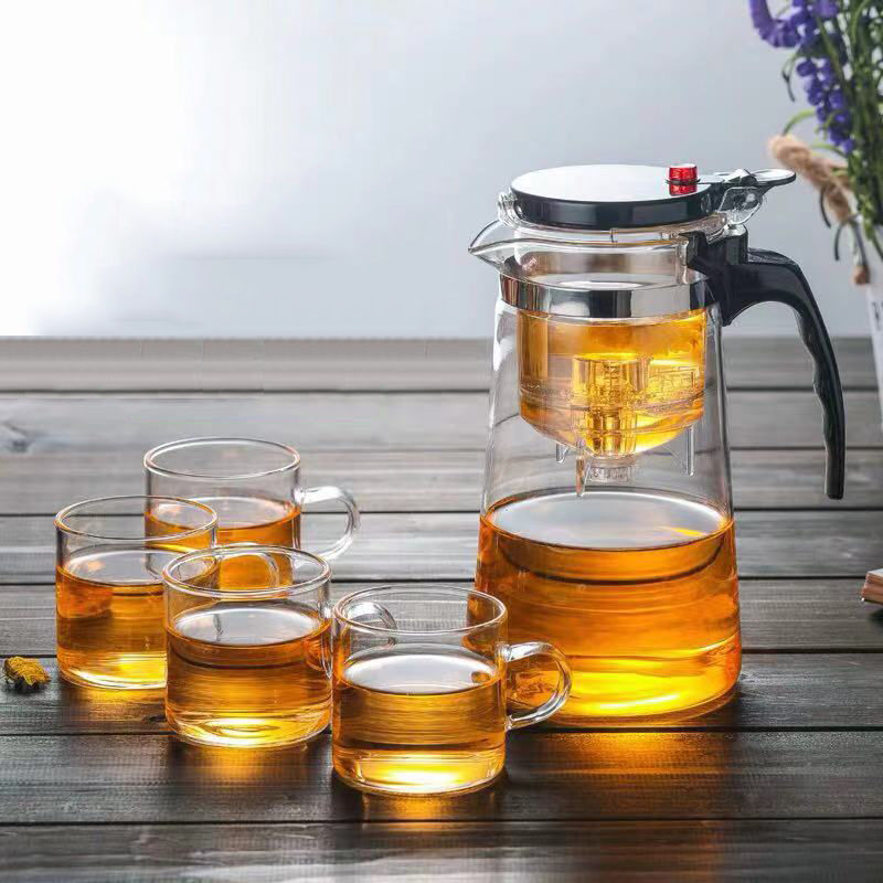 BowLift | TeaTime Heat Resistant Glass Teapot