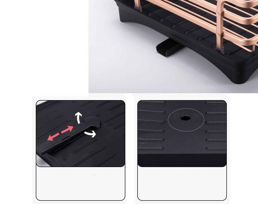 BowLift | Creative Kitchen Matte Dish Drying Rack