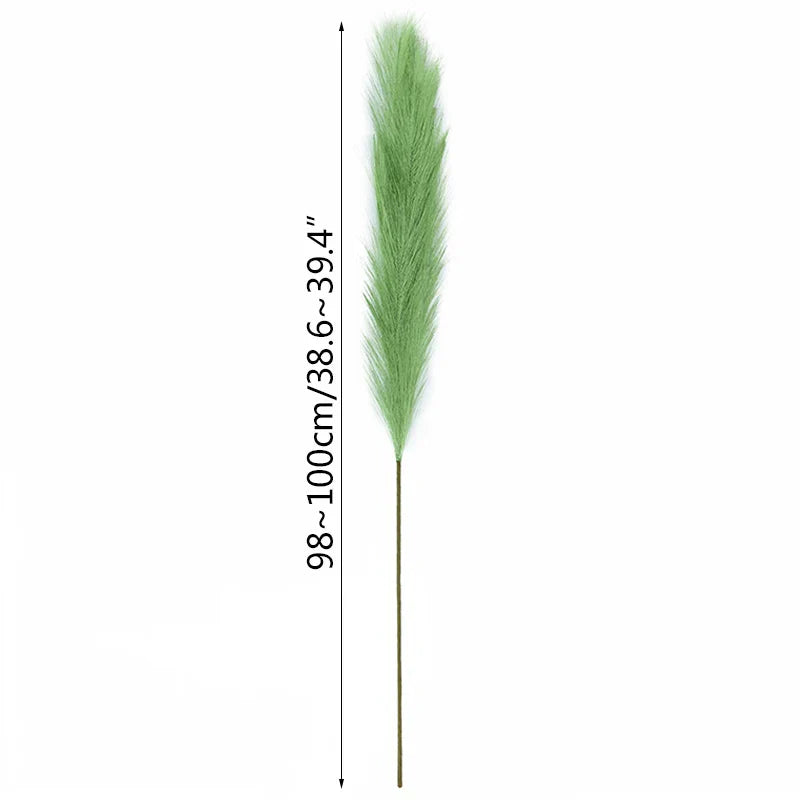 BowLift | 5 pieces 100 cm Artificial Pampas Grass Dried Flower Bouquet Wedding Party Decoration Home Room DIY Artificial Plants Decoration Supplies