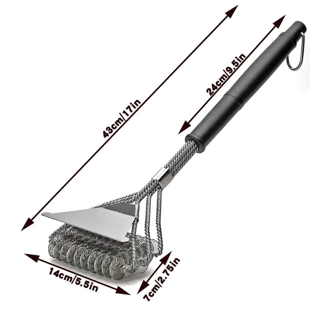 BowLift | GrillMaster Bristle-Free Brush – Safe & effective for all grill grates