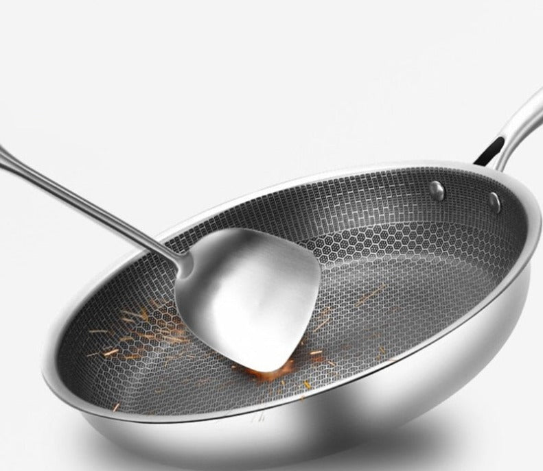 BowLift | KitchenPro | Non-stick stainless steel frying pan