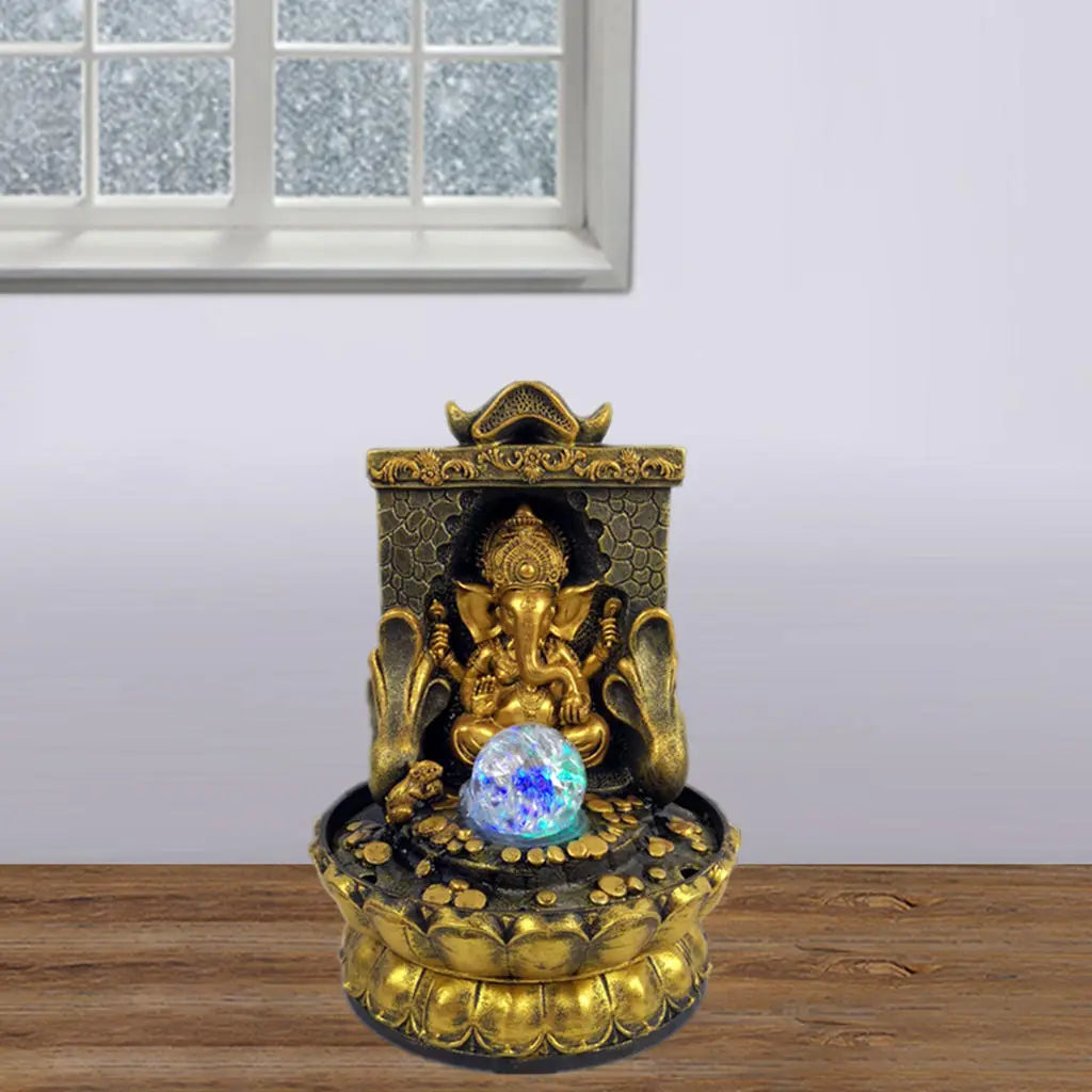 BowLift | Stunning Ganesha Statue with LED Inner Water Source