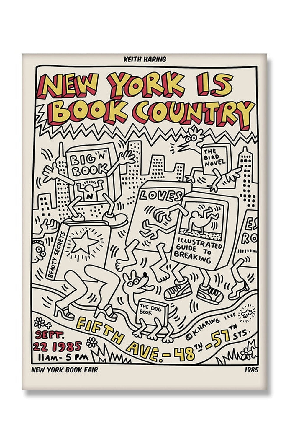 BowLift | Keith Haring Inspired Canvas Art