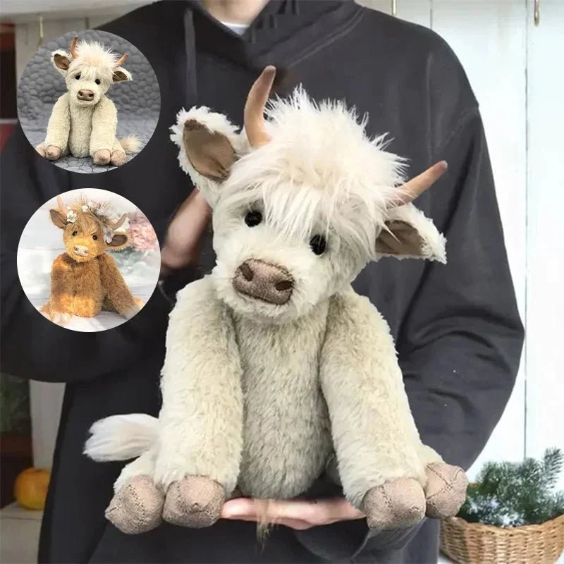 BowLift | Highland cow with flower crown decoration