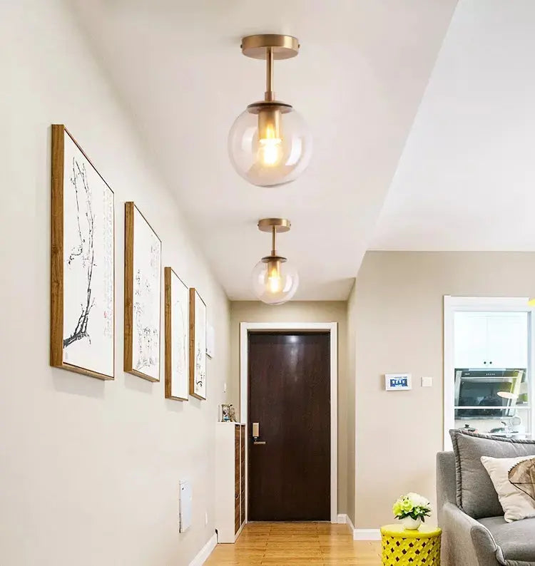 BowLift | Elegant ball ceiling lamp with LED bulb for your chic space