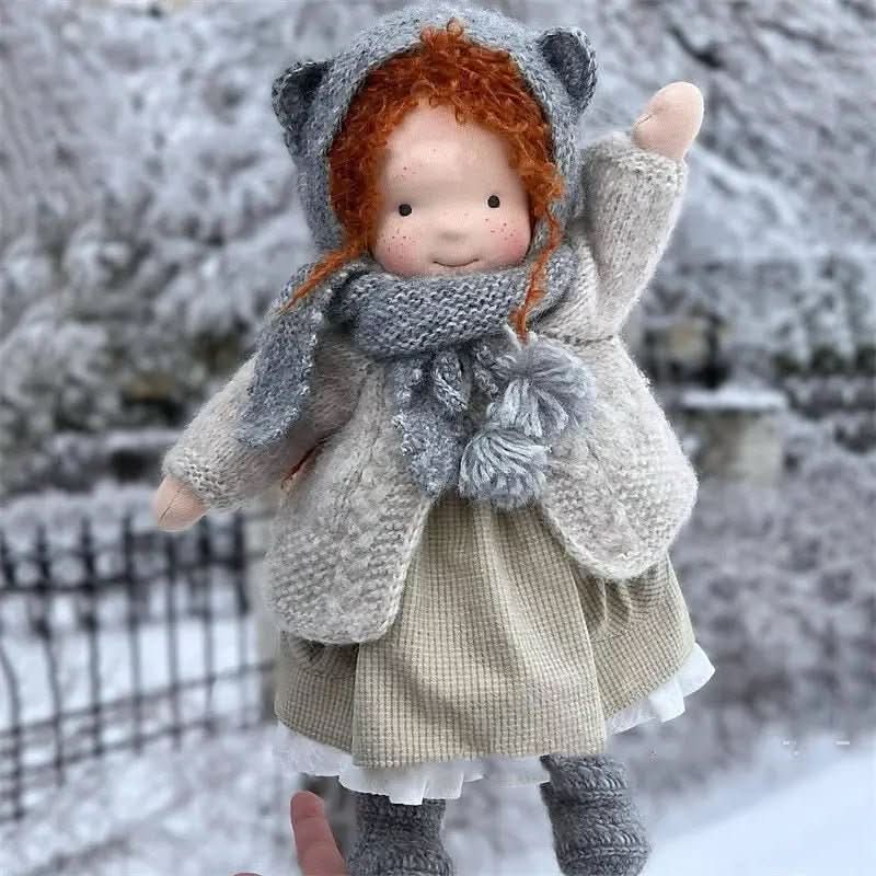 BowLift | Handmade cotton Waldorf doll with accessories