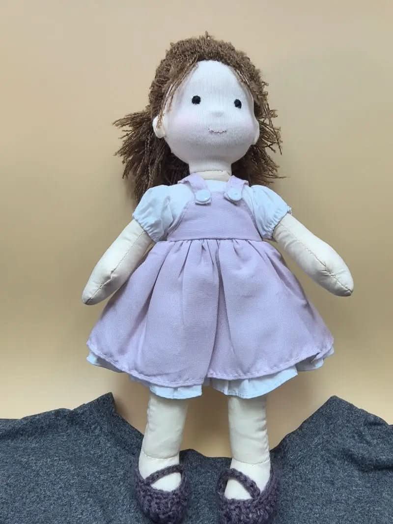 BowLift | Handmade cotton Waldorf doll with accessories