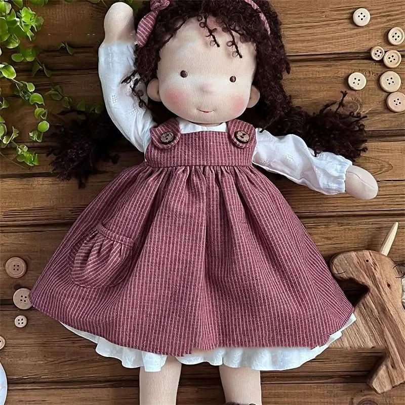 BowLift | Handmade cotton Waldorf doll with accessories