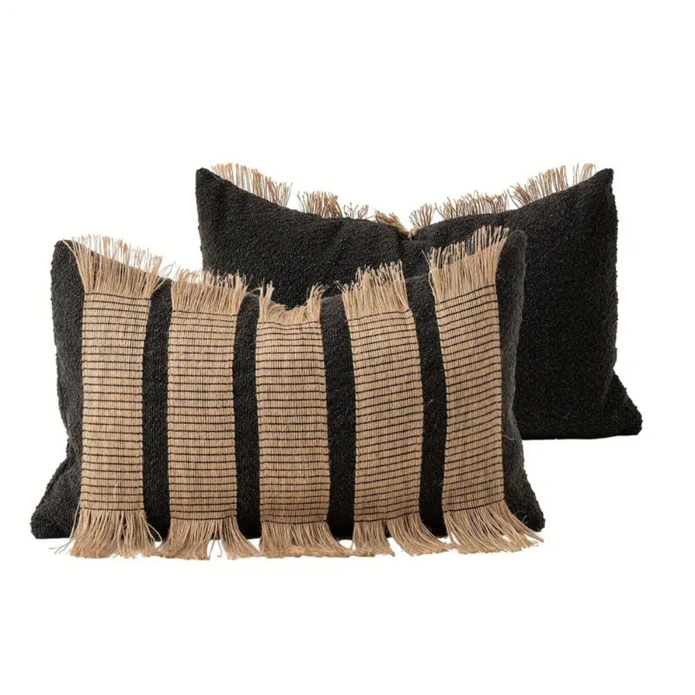 BowLift | Handwoven Bohemian Stripe Cushion Cover