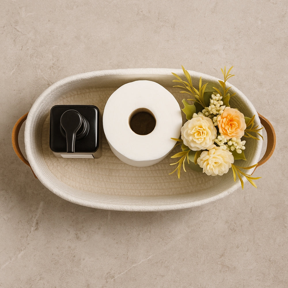 BowLift | Harper Woven Storage Basket Organizer