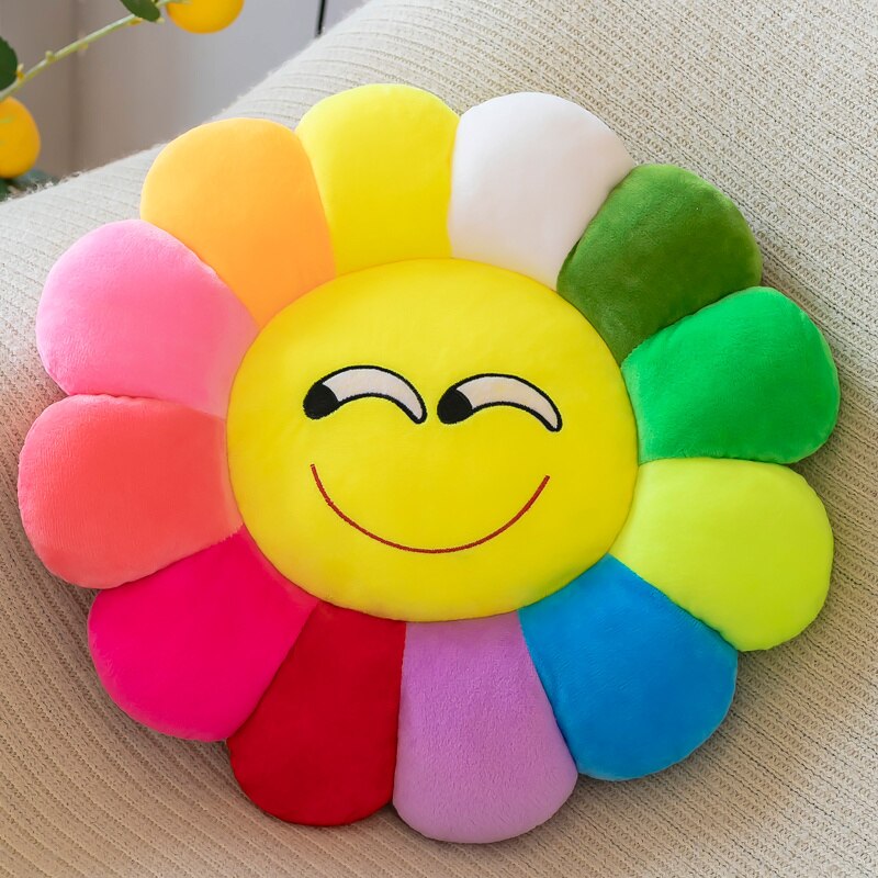 BowLift | Colorful Sunflower Plush Comfort Seat Cushion