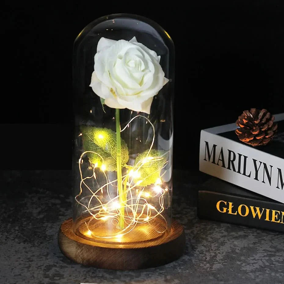 BowLift | Eternal Rose in Glass Dome with LED Lights