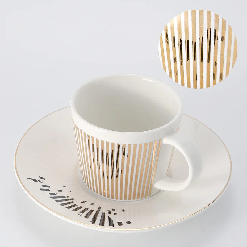 BowLift | Creative dynamic SLR cup Leopard anamorphic zebra cup Luycho coffee tea cup set with coaster 90ml-225ml