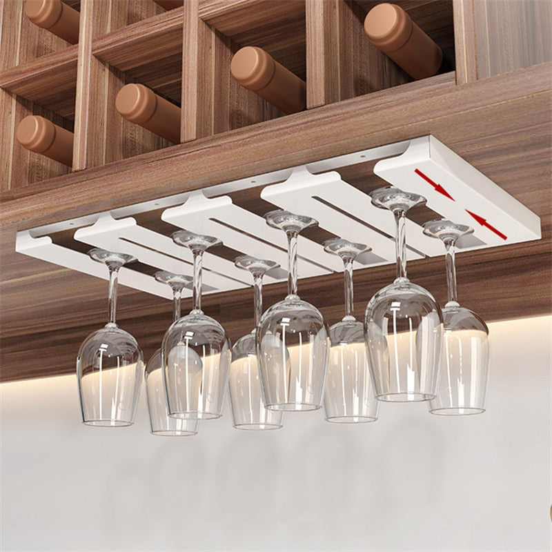 BowLift | Under Cabinet Glass Organizer Rack