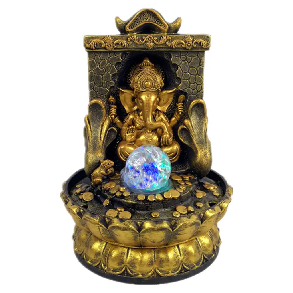 BowLift | Stunning Ganesha Statue with LED Inner Water Source