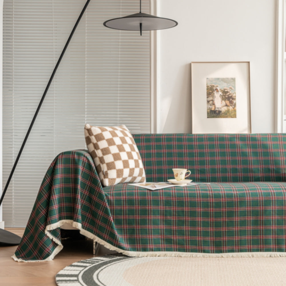BowLift | Hearthline Cottage Plaid Sofa Cover