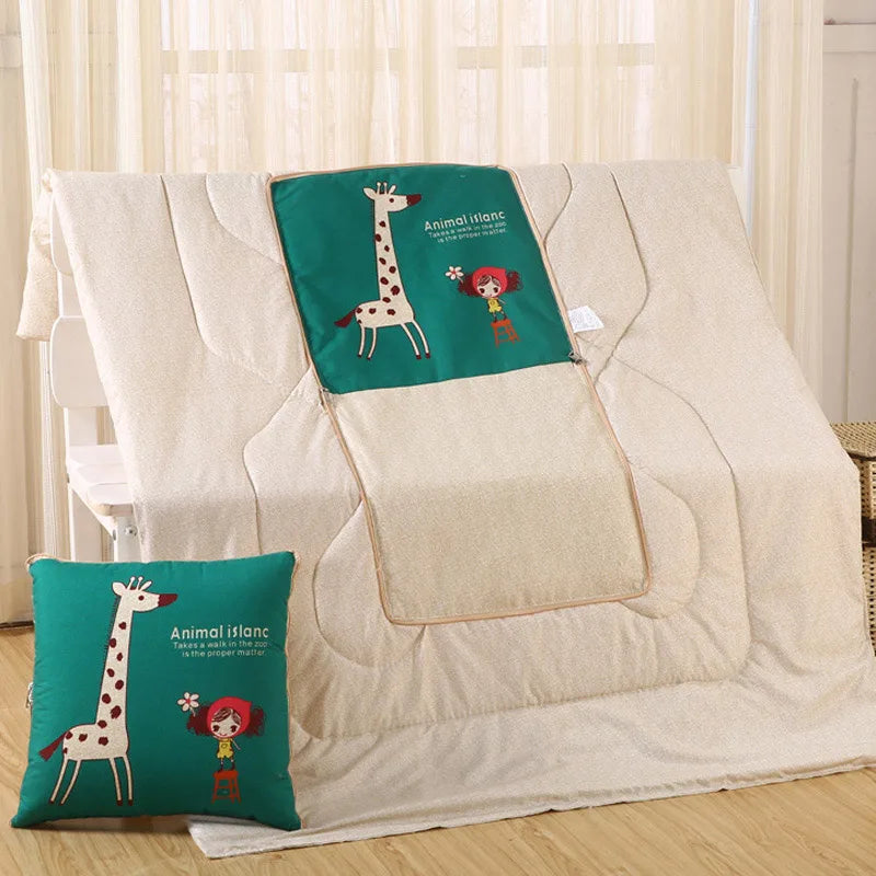BowLift | Cozy Convertible Pillow Quilt Combo Blanket