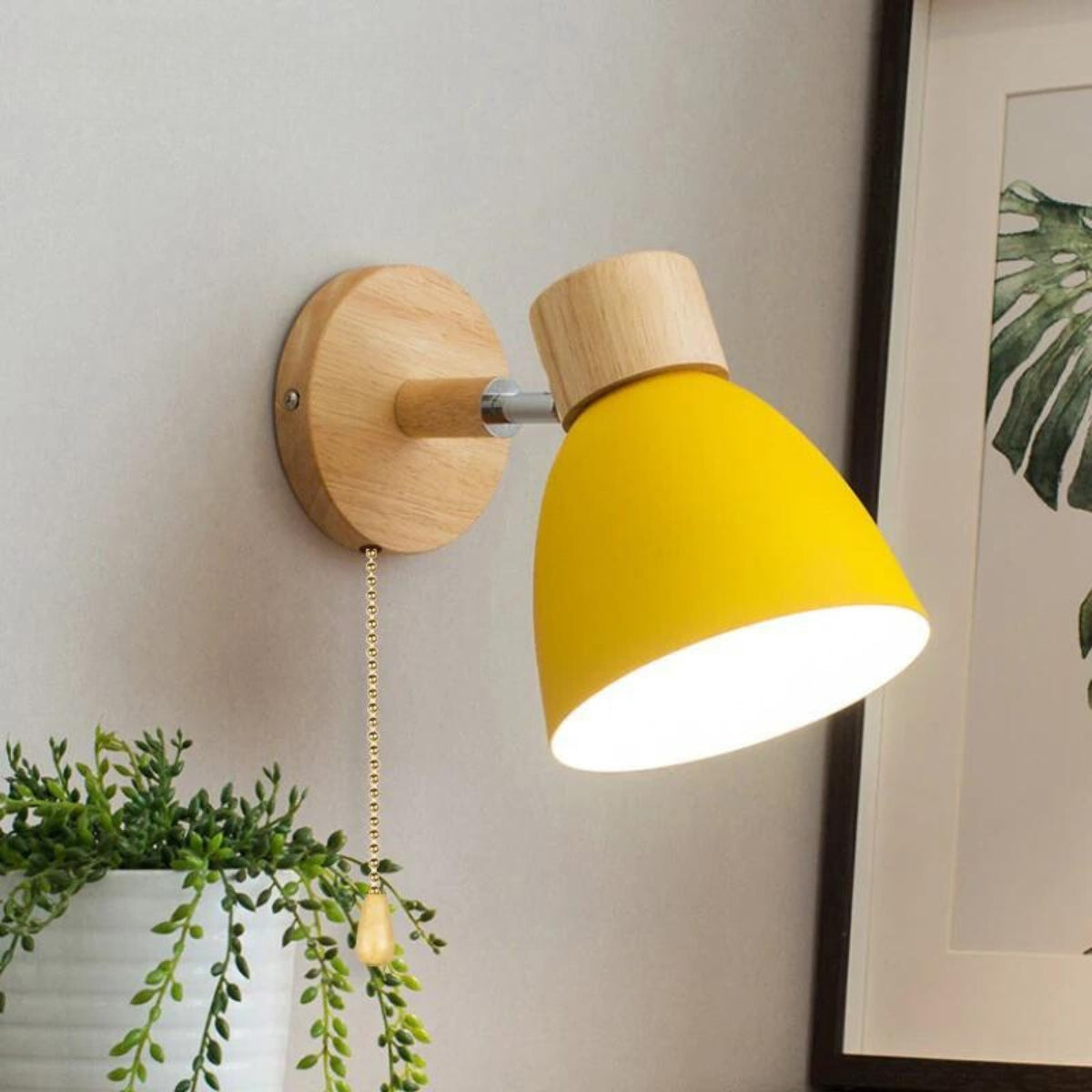 BowLift | Wood Wall Lamp