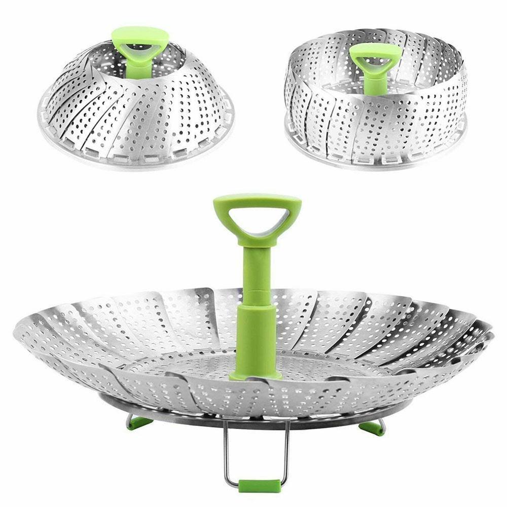 BowLift | Stainless Steel Foldable Steamer Basket
