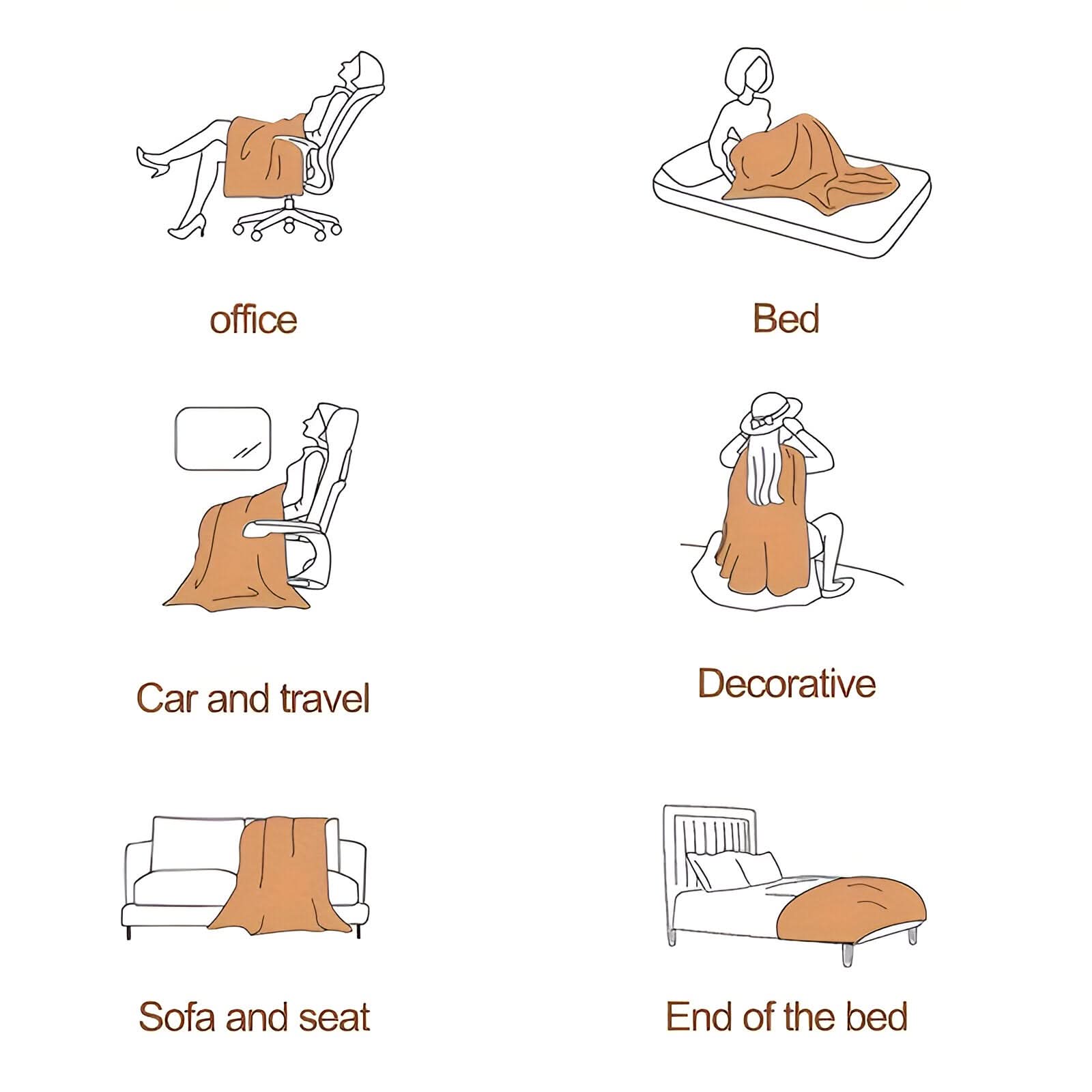 BowLift | CORALWAVE – Ultra-soft Textured Fleece Blanket