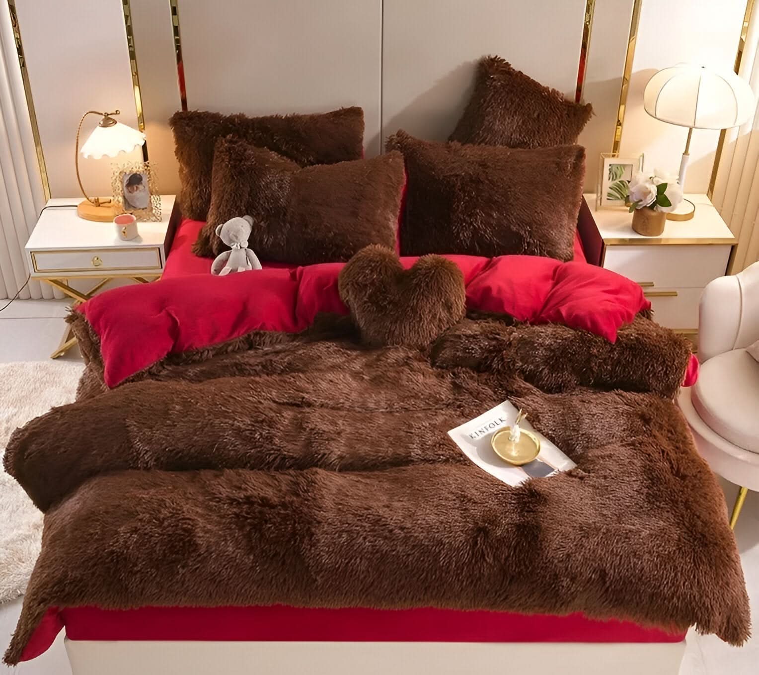 BowLift | FLUFFUREST – Plush Fleece Bedding Set