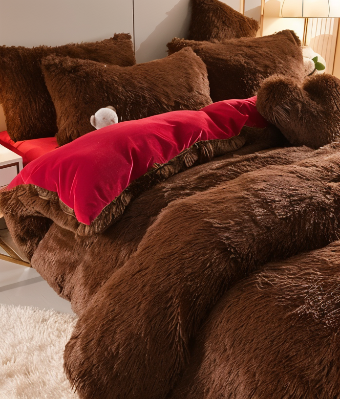 BowLift | FLUFFUREST – Plush Fleece Bedding Set