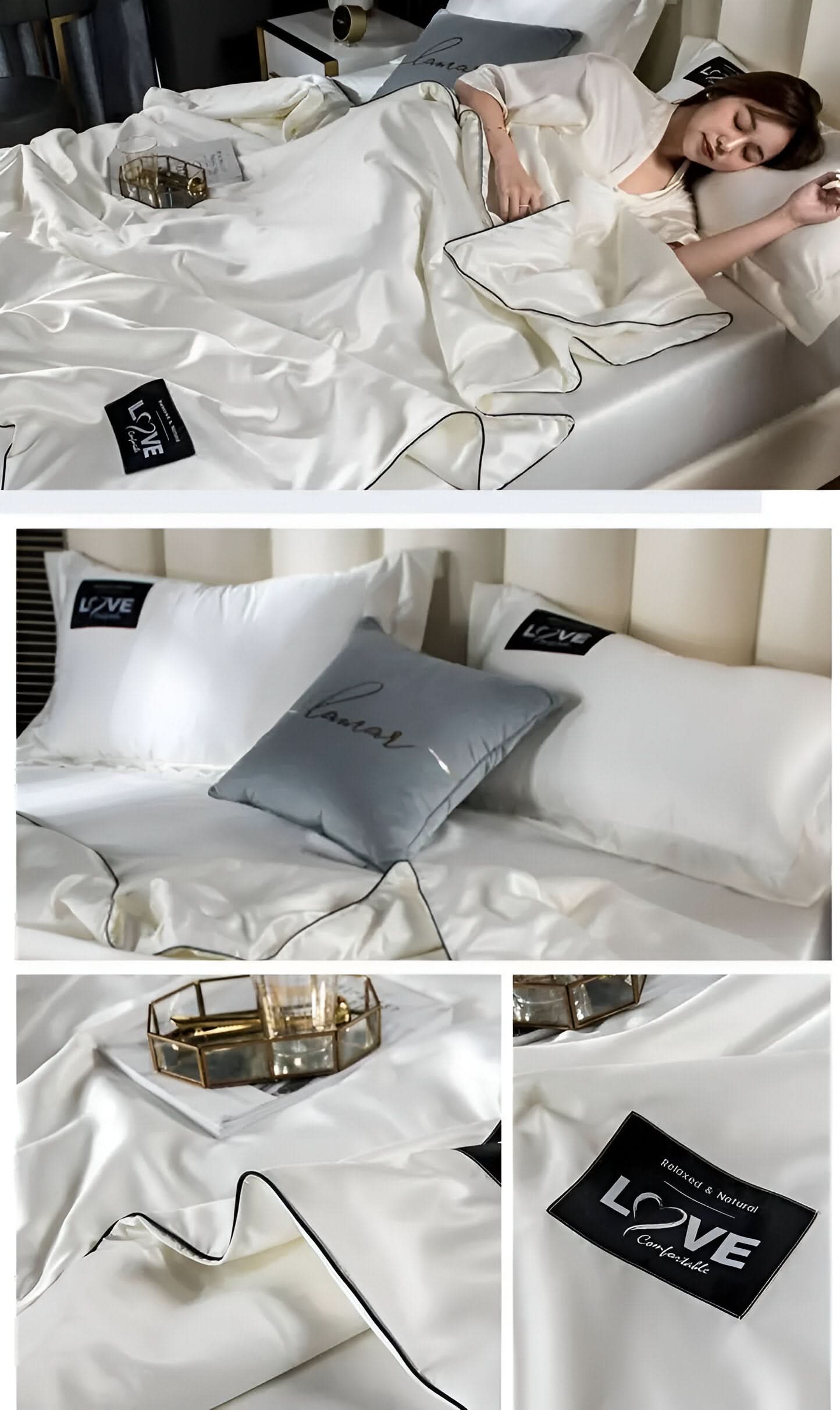 BowLift | FLUFFINA - Premium Satin Silk Bedding