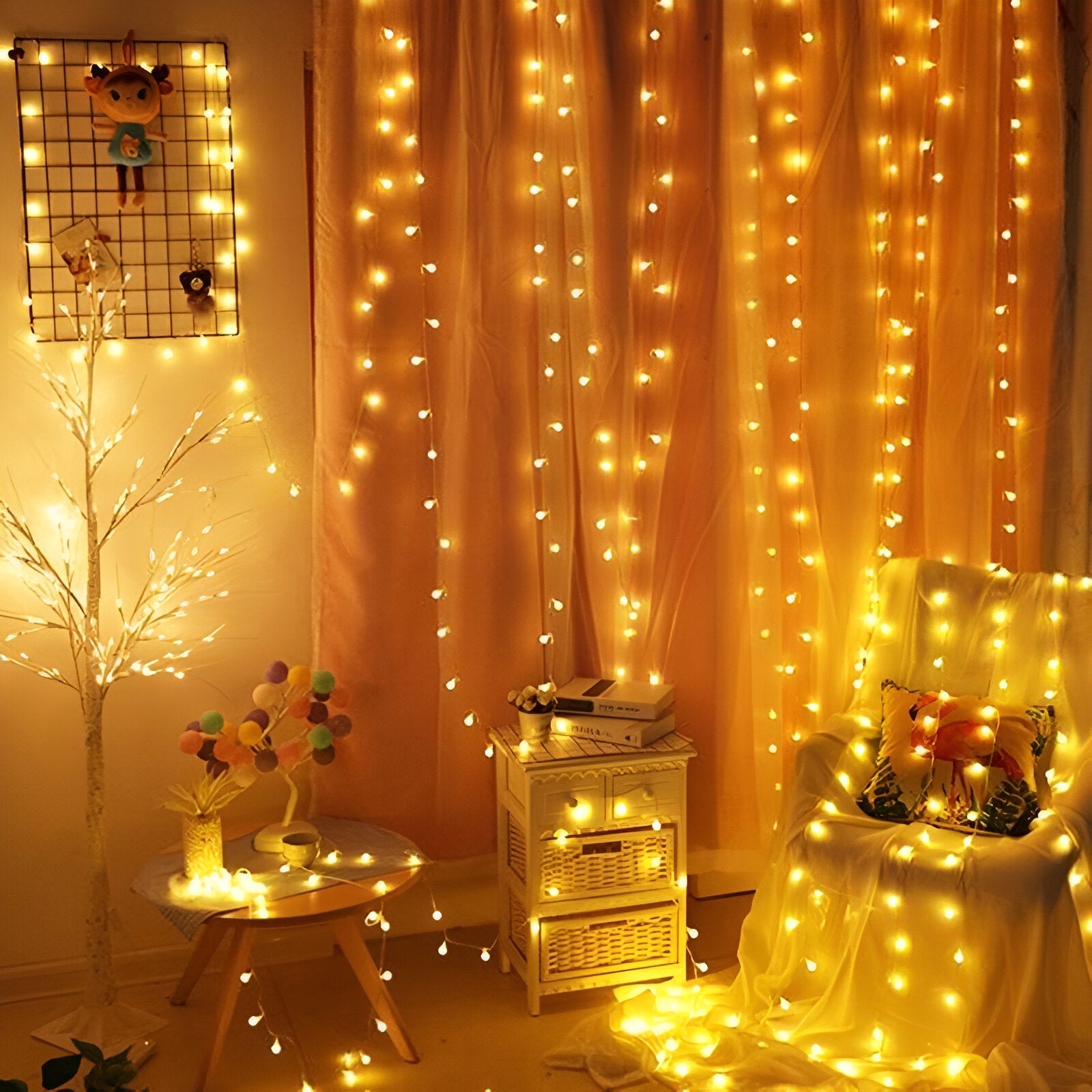 BowLift | Sparkle String Lights - Decorative Ball, Flower, Star, Snowflake LED String Lights