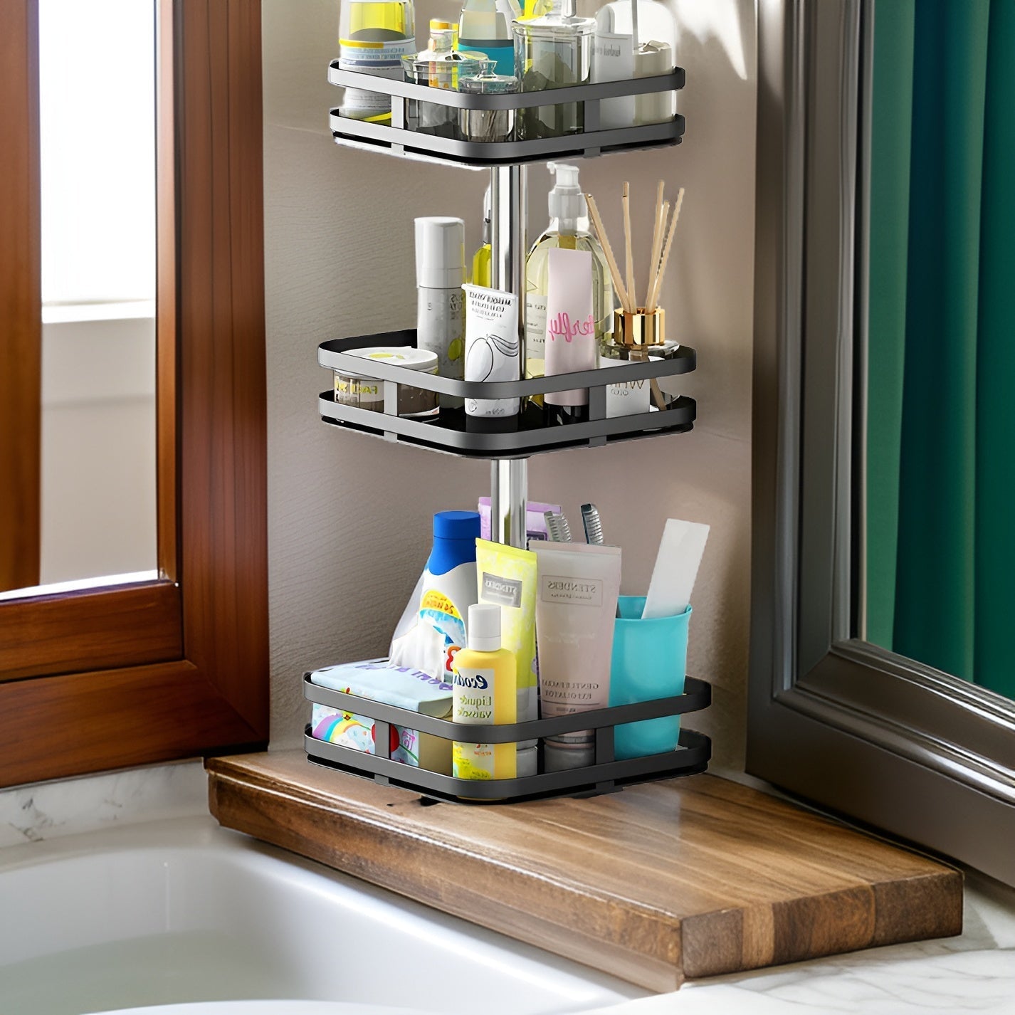 BowLift | Spice Rack - 360° Rotatable Multi-Functional Shelf for the Kitchen - Organize with Ease!