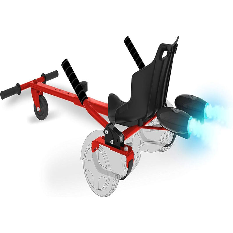 BowLift | Hoverboard Seat Attachment Compatible with All 6.5" & 8" Hoverboards  Hand-Operated Rear Wheel Control Adjustable Frame Easy Install